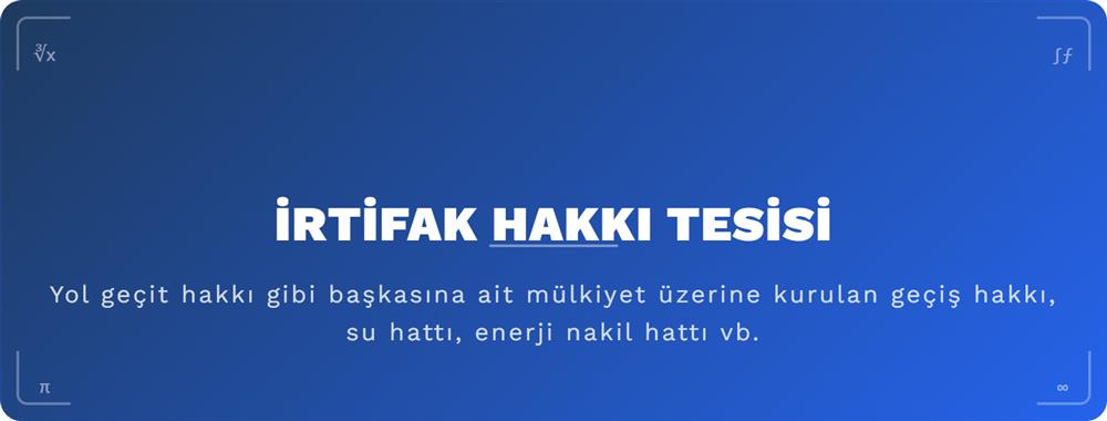 �rtifak Hakk� Tesisi