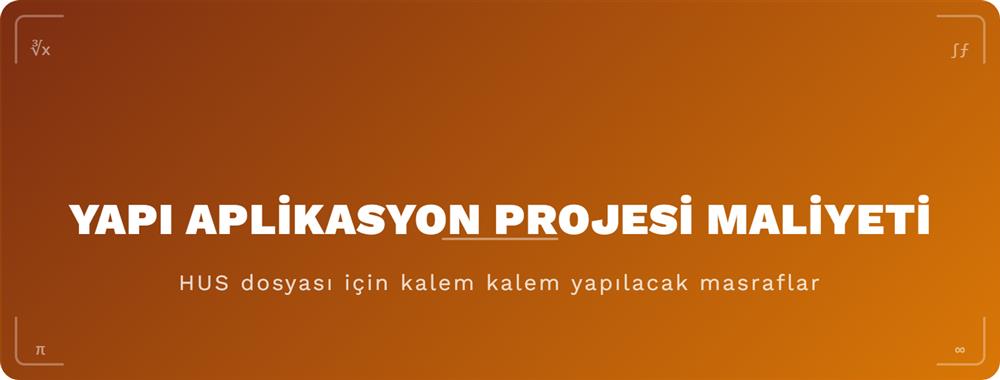 Yap� Aplikasyon projesi (Harita TUS) Fiyat Hesab�
